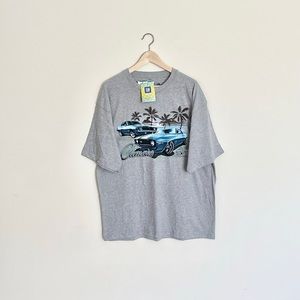 NEW GM Camaro SS Graphic Classic Car Heather Gray T Shirt Adult size XL